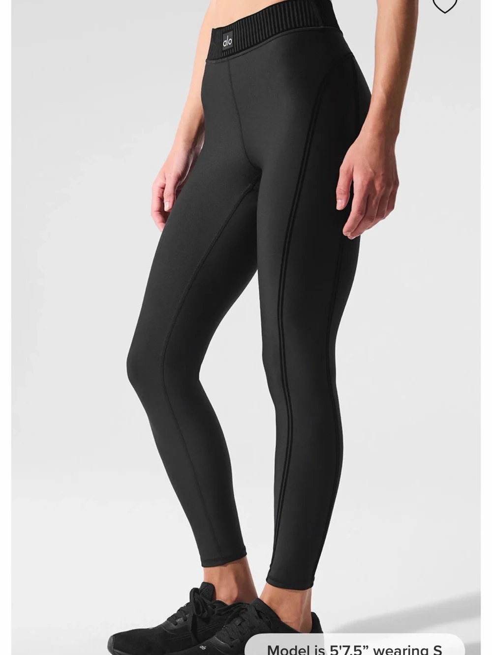 ALO Yoga High-Waist Airlight Black Sculpt Leggings